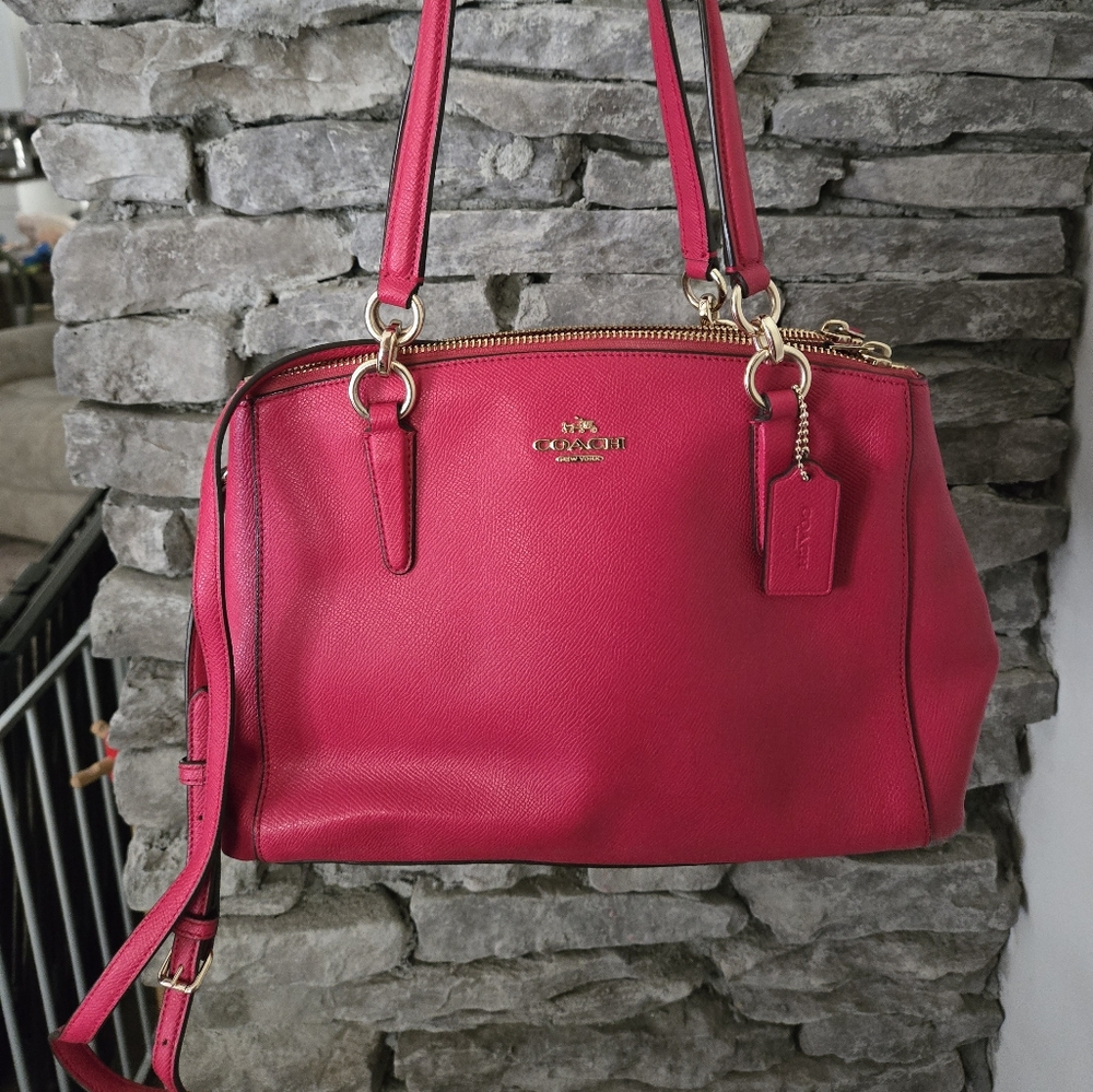 Pink Coach bag, like new